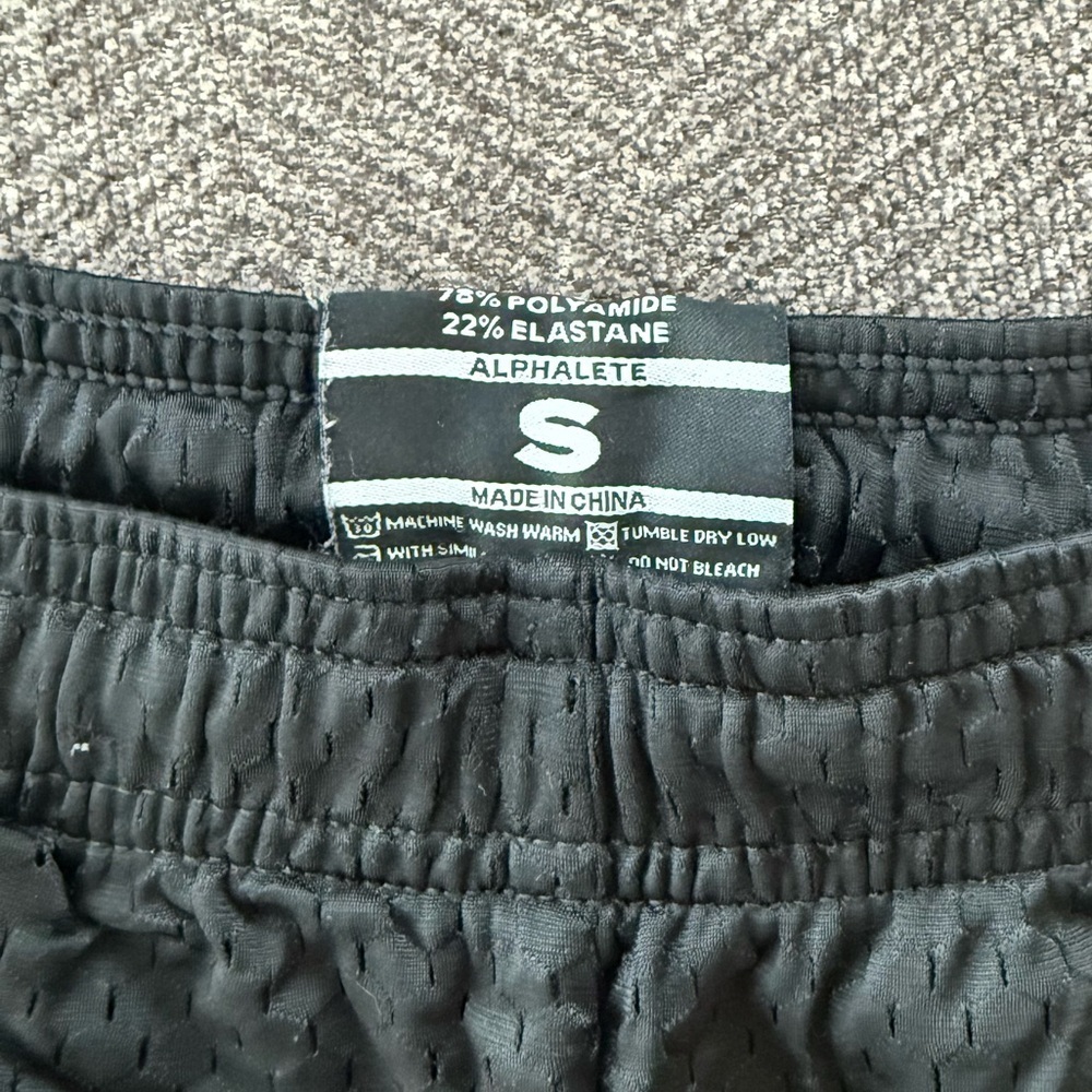 Alphalete Black Basketball Style Shorts - Unisex - Picture 3 of 4